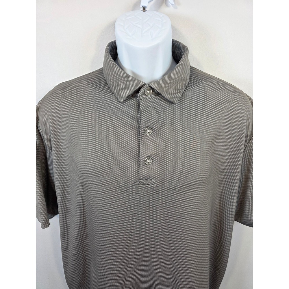 Callaway Opti-Dri Mens Golf Polo Shirt Gray Short Sleeve Size Large / B187 - Picture 3 of 7